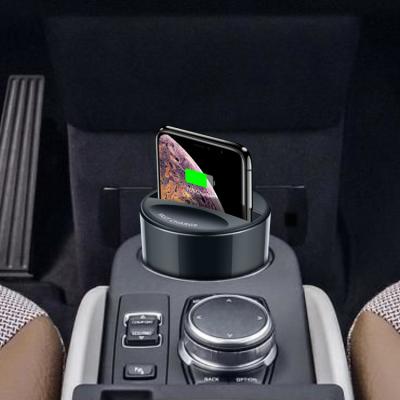 China Conveient X9 Qi Safe Vehicle Mounted Standard Cup Fast Built-in Radio Charging Electric Device for sale