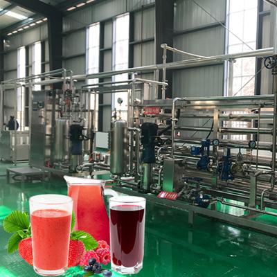 China Beverage Fruit Vegetable Juicer Production Line Juice Processing Machinery Strawberry Fruit Juice Line for sale