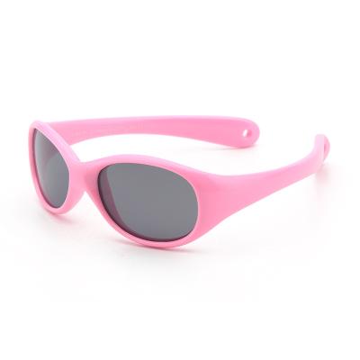 China 2021 New Fashion Children's Sunglasses Solid Color Monocle Glass Sunglasses Round Kids Convenience Ultraviolet-proof for sale