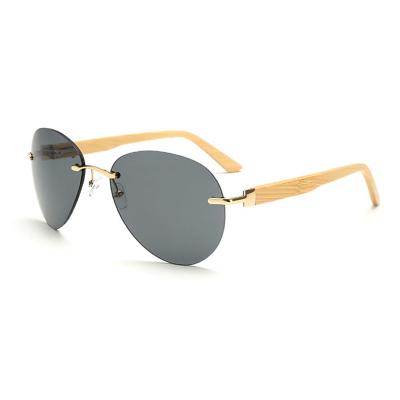 China Outdoor bamboo sunglasses handmade natural bamboo wooden glass multi-color bamboo temples fashion sunglasses for sale