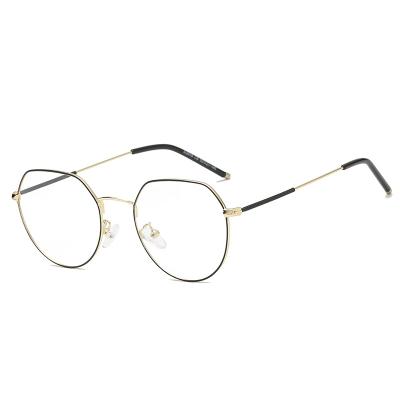 China Korean Men's Women's Retro Personality Optical Frame Round Frame Fashion Reading Glass Adjustable Frame for sale