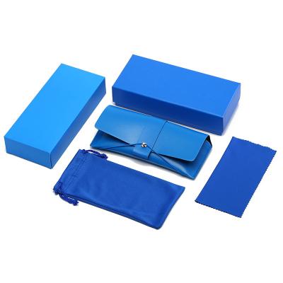 China PU Sunglasses Packaging Fashion PU Bag Suit Sunglasses Packaging Glass Case for sale