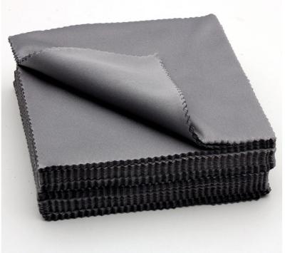 China Cleaning 100 Pcs / Lot Black Microfiber Eyewear Lens Accessories Cleaning Cloths for sale