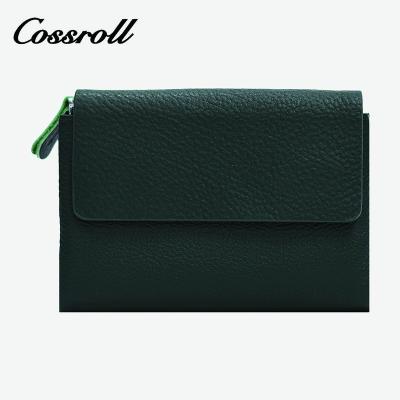 China Custom Hot Selling Women Waterproof Travel Genuine Leather Business Card Wallet Passport Holder for sale