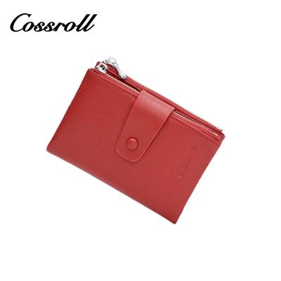 China Wholesale hot sale fashion card holder single coin waterproof pinch leather wallet 2022 multifunctional women for sale