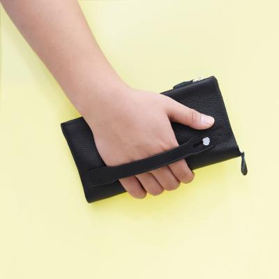 China Waterproof 2022 New Arrival Women Clutch Purse Double Zipper Fashion Long Wallet Designer Luxury Money Bag for sale