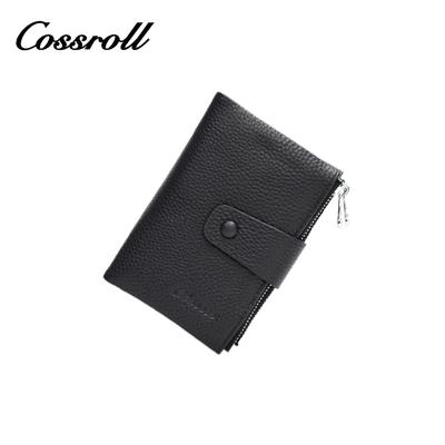 China Waterproof 2022 Latest Ladies Wallet Design Clutch Genuine Leather Ladies Purse Frame Wallet for sale