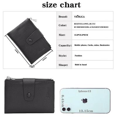 China Designer Key Double Zipper Card Holder Money Clip Waterproof Wholesale Leather Wallet for Men and Women for sale