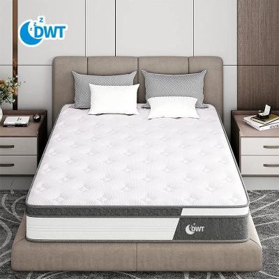 China Foldable Good Meory Queen King Sleep Quality Foam Gel Soft Medium Firmness Mattresses In A Box Pocket Spring Hybrid Mattress for sale