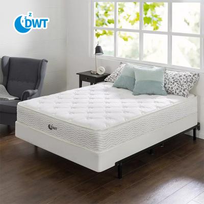 China Foldable Fire Retardant Inner Spring 4 Inch Memory Foam Hybrid Mattress Mattress Twin Bed in Box Medium Firm Mattress for sale