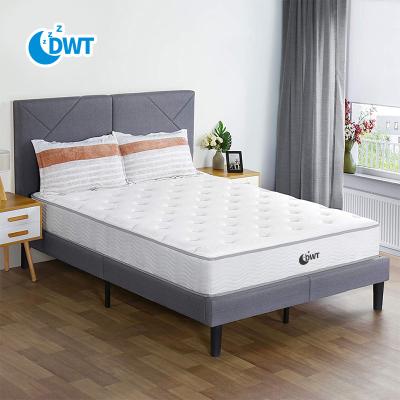 China Full Quality King Queen Foldable Twin In A Pocket Good Spring Mattress Gel Foam Box Sleep Memory Hybrid Mattress for sale