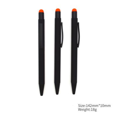 China office & School Pen Glue Spray Stylus Pen Phone Metal Ball Pen Promotional Pen Custom Logo for sale