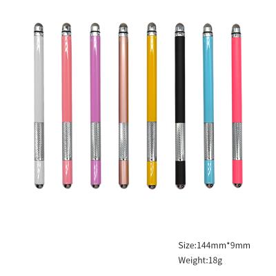 China office & School Pen Two Side Stylus Pen Colorful Writing On Pen Metal Roller Pen for sale