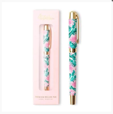 China office & Custom School Pen Pen For Color Pattern In Full Printing Pen With Roller Pen Shape for sale