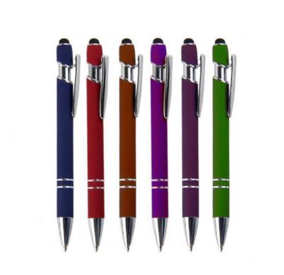 China office & School Pen 2021 Stylus Pen Soft Touch Gift Pen Rubberized Pen With Rubber for sale