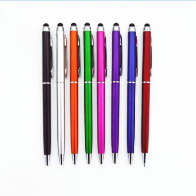 China office & School pen custom logo in stylus pen for hotel pen with slim metal pen for sale