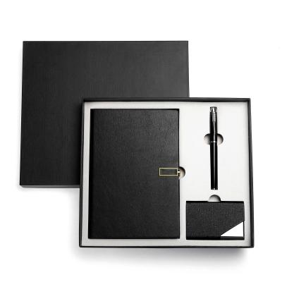 China Stylish Custom Financial Institutions Notebook Set in A5 Size for Gift Pen Set with Custom Logo for sale