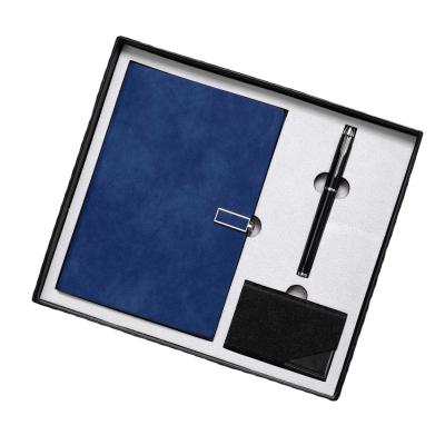 China Financial Institutions Diary Notebook Pen Set In Stock With High Quality For Custom Notebook Set In Gift Set for sale