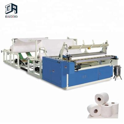 China Automatic Factory Toilet Paper Tissue Paper Roll Making Rewinder Machinery for sale