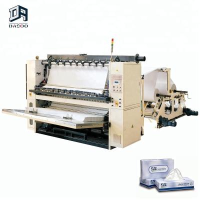 China Facial Tissue Folding Plant 6 Lines Paper Machine for sale