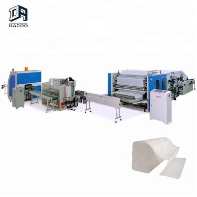 China Factory Paper Hand Towel Making Machinery With Packaging for sale