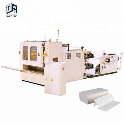 China Factory Multifold Paper Hand Towel Making Machinery With Color Printing for sale