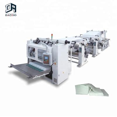 China Factory V Fold Hand Towel Paper Making Machines With Glue Lamination for sale