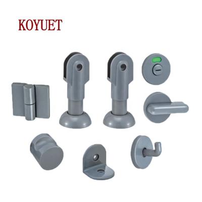 China Koyuet Modern Toilet Partition Accessories Gray Color for sale