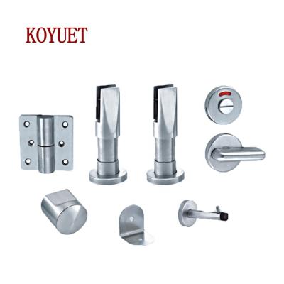 China KOYUET Modern 304 Bathroom WC Public Toilet Partition New Steel Accessory Material for sale