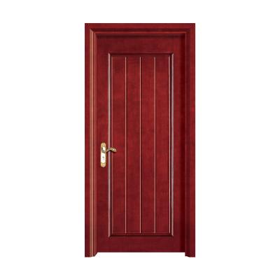 China Traditional Modern Wood Panel Door Design With Interior Wood Frame MDF Woor for sale