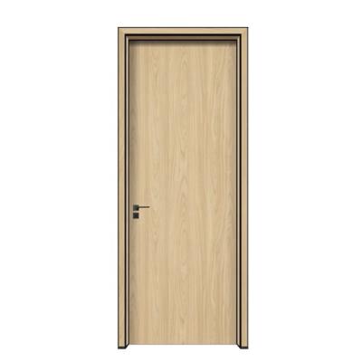 China MDF Modern Wooden Melamine Design Door Sound Insulation Panel Interior Wooden Door For Room for sale