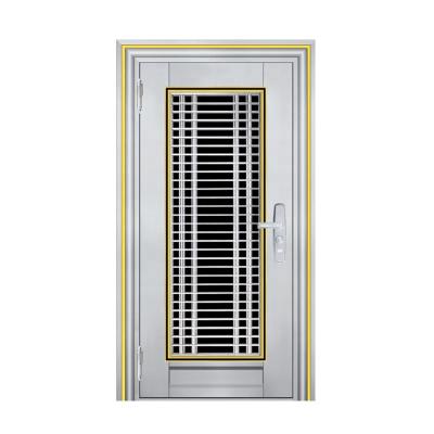 China Modern Foshan Supplier Stainless Steel Base Track Exterior Security Door for sale