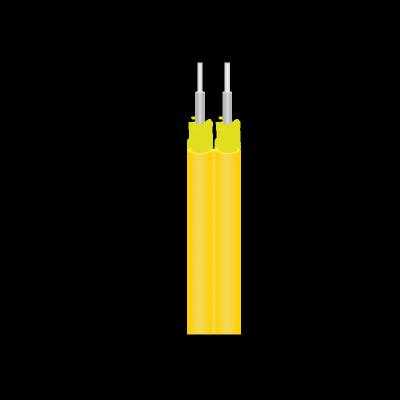 China Indoor duplex indoor fiber optic cable GJFJV ZCC figure-8 axis and forced ventilation good quality fiber optic cable 1.6mm 1.9mm 2.8mm for sale