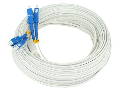 China SM G657A indoor fiber optic cable jumper FTTH interface LSZH/PVC/Sc FC connector drop GJXH GJXFH OFNP /OFNR 2core interface drop patch cord GJXH GJXFH for sale