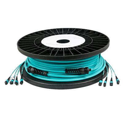 China 4*12 48C MPO To 48C MPO OM3 MM 4*12 48cores MPO-MPO Low Loss 40G/100G Data Center Fiber Optic Trunk Patch Cord 48C MPO Trunk Patch Cord for sale