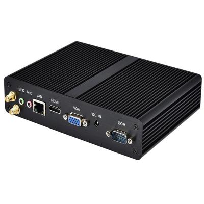 China Partaker Fanless System Mini POE 2022 N3540 N2920 Arm P6 Personal PC With HD VGA 2 RS 232 COM Port for sale