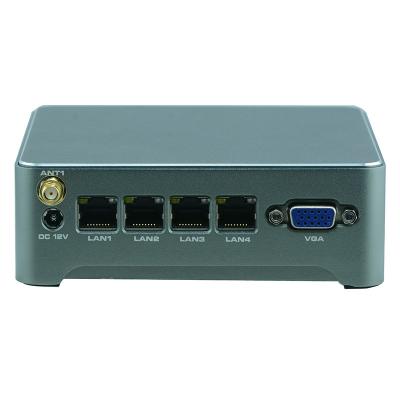 China For Business Partaker N3 Quad Core J1900 Nano PC, Linux Nano PC, J1900 Firewall with 4 Ethernet Port VPN Pfsense Mini PC for sale