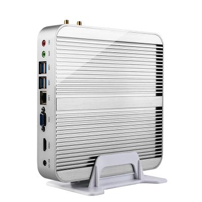 China Partaker Fanless HTPC Fanless, Win10 Nettop CPU, 8GB RAM, 256GB SSD, 4USB 3.0, HD Port, i3 4005U 5005U i5 4200U 5200U System WiFi for sale