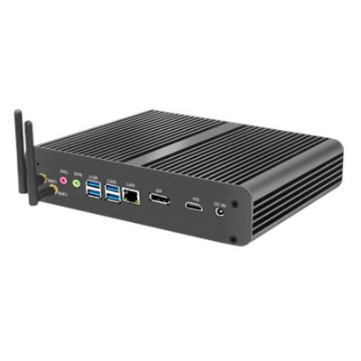 China Partaker B8 11th Gen Core i7 G7 1165 Fanless Mini System Fanless PC Mini Case, Mini PC with Built in Battery, Mini Gaming PC for sale