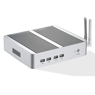 China Partaker B16 Intel Core i3 8145U 2*DDR4 Mini Fanless+Aluminum Alloy Metal Case Mini Fanless PC WIN10 PC Windows10 with HD-MI VGA USB for sale