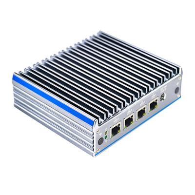 China Mini Network Security Partaker C5 PC fSense Firewall Appliance Hardware Mikrotik RB951 Quad Core Fanless J4125 VPN with 4 i211-AT LAN for sale