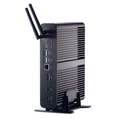 China Fanless+DDR4 32G RAM MAX New Fanless Mini PC Laptop Wind Up 10 Pro i7 8565U i7 8550U Lake 4 Whiskey Core 8 Core 2*DDR4 M.2 Threads for sale