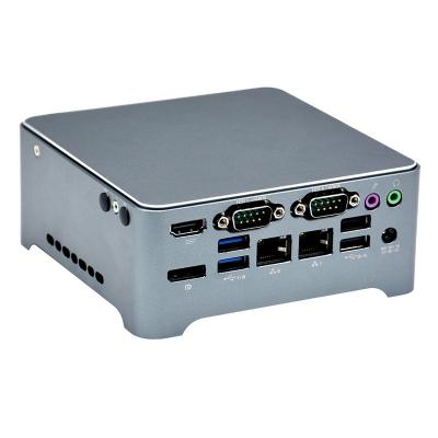 China For Gaming Partaker N5 Office Home School Fanless Industrial Computer Nuc Dual Nano LAN Core i5 8265U i5 10210U Mini Computer for sale