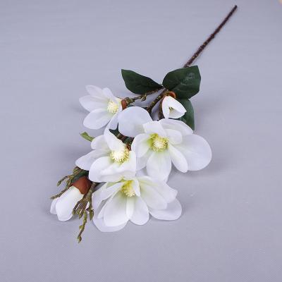 China Natural Touch White Yulan Magnolia Flowers Sell Decorative 92cm Artificial Flowers Wholesale Distributor From China for sale