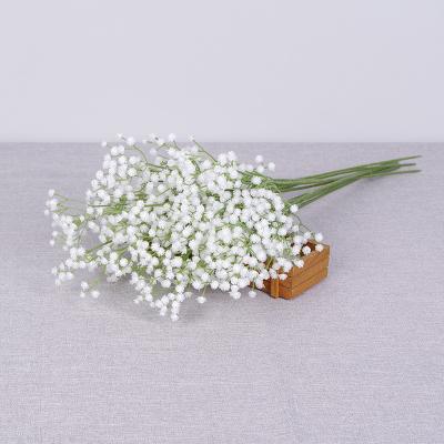 China JAD Real Eco-friendly Muti-colors Looking Artificial Plastic Mini Gypsophila Flowers Artificial Byby's Breath Flower Wedding for sale