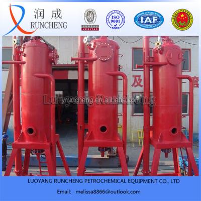 China Q345R oil and gas sludge-gas separator poor boy degasser for sale