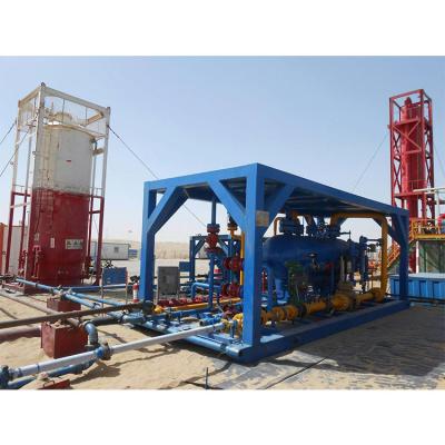 China energy & Gravity Mining Horizontal Skid Mounted Three Phase Oil-Gas-Water Separator for sale