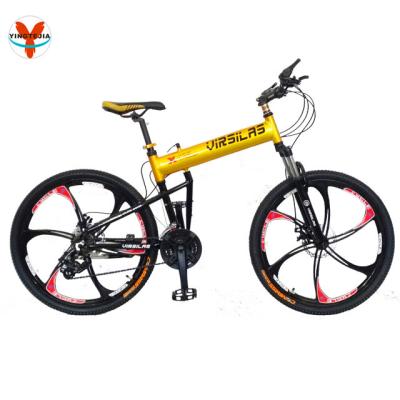 China Flatland 2020 hot selling bike 21 speed gears aluminum folding mountain bike for sale