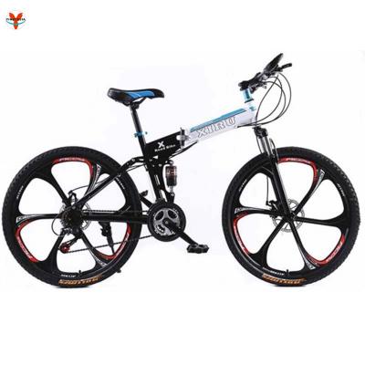 China Steel 26 inch folding mountain bicycle bike with disc brake and good style for sale for sale