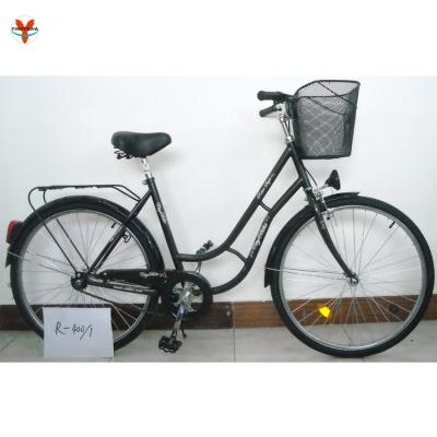 China Steel 26 inch good selling China suppliers girls bike /vintage classic city  bike with fashion style and good quality parts for sale